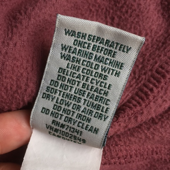 LL Bean Fleece full zip jacket - Picture 5 of 8